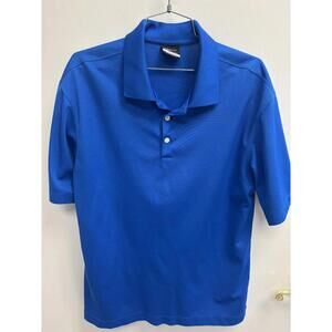 Nike Men's Golf Dry Fit Polo Royal Blue Size Medium